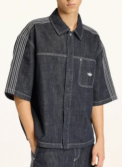 Jeanshemd ORIGINALS DENIM SHORT SLEEVE WORK Loose Fit