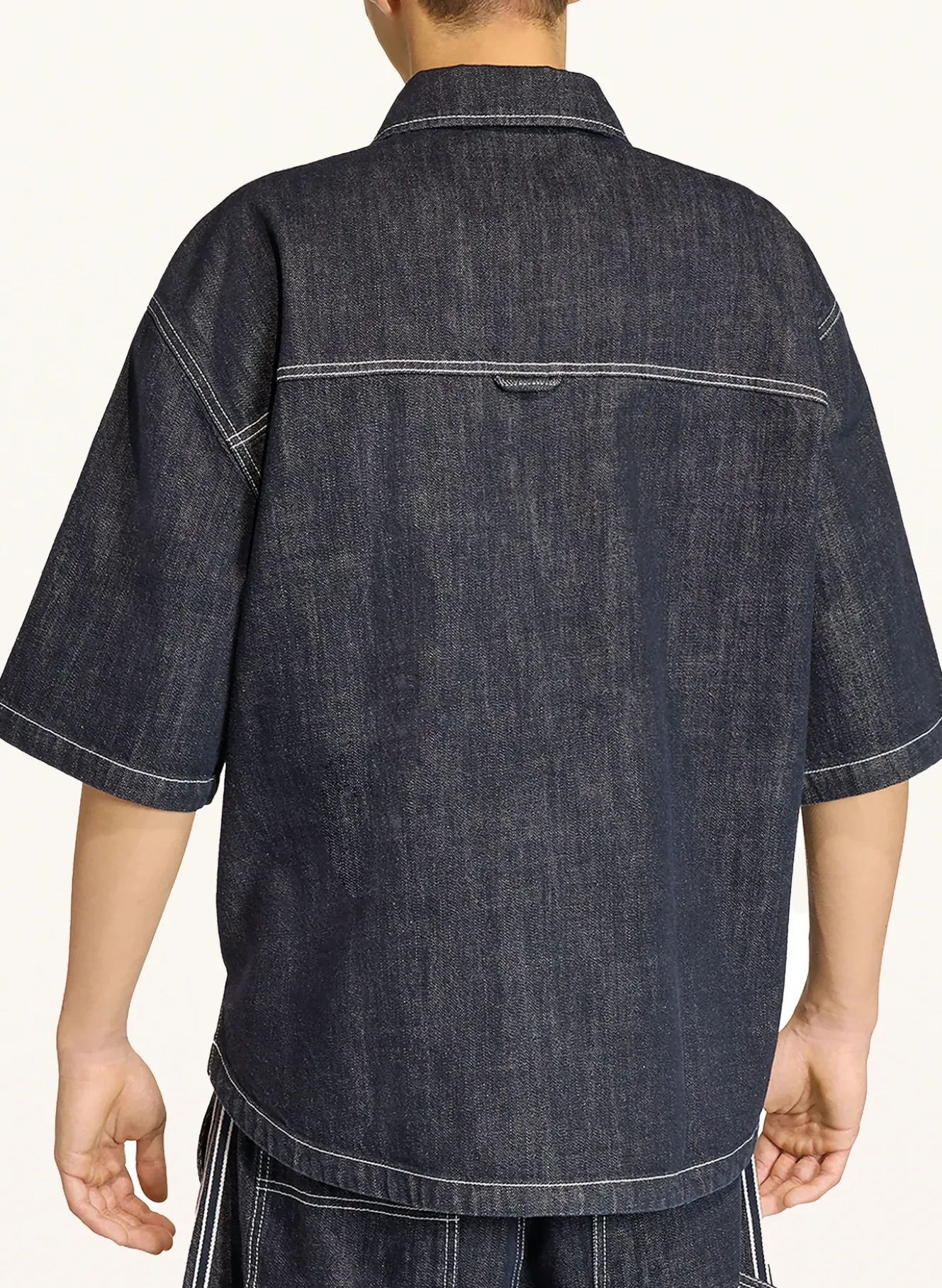 Jeanshemd ORIGINALS DENIM SHORT SLEEVE WORK Loose Fit