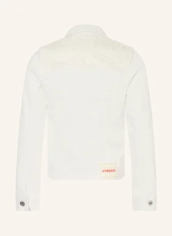 Jeansjacke TAYLIN mit Spitze
