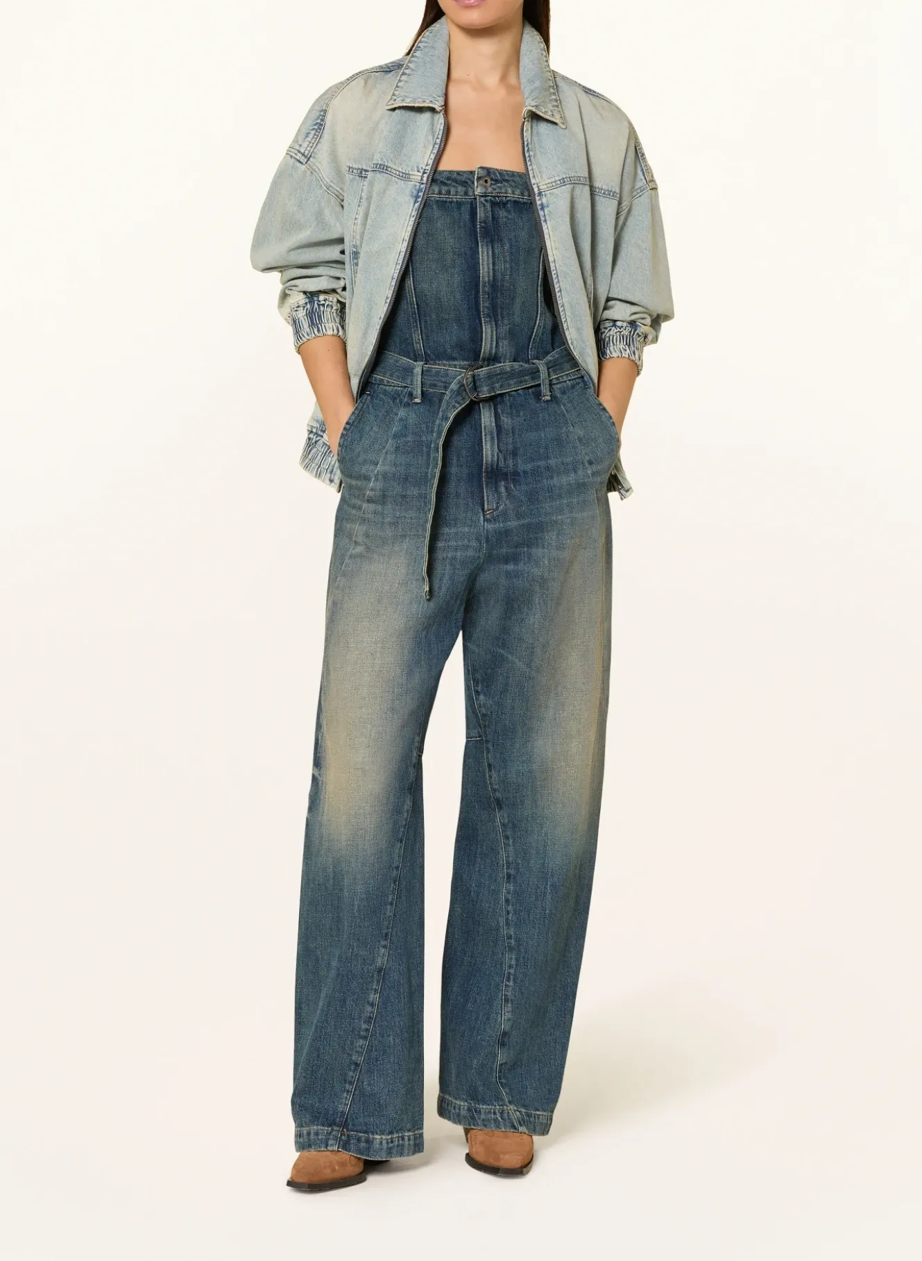 Jeans-Jumpsuit 3D
