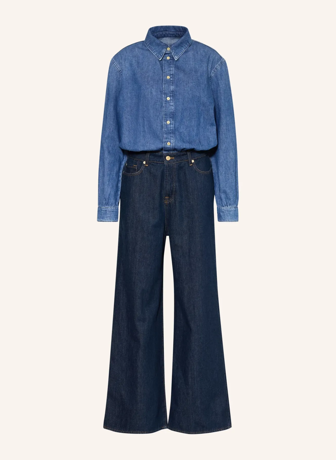 Jeans-Jumpsuit DOUBLE