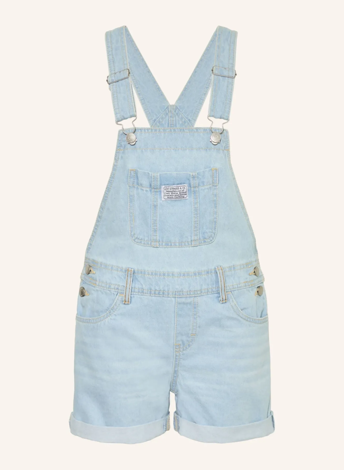 Jeans-Latzhose Relaxed Fit