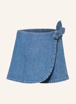 Jeans-Skort in Wickeloptik