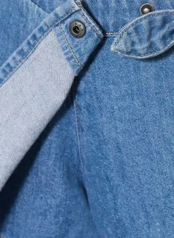 Jeans-Skort in Wickeloptik