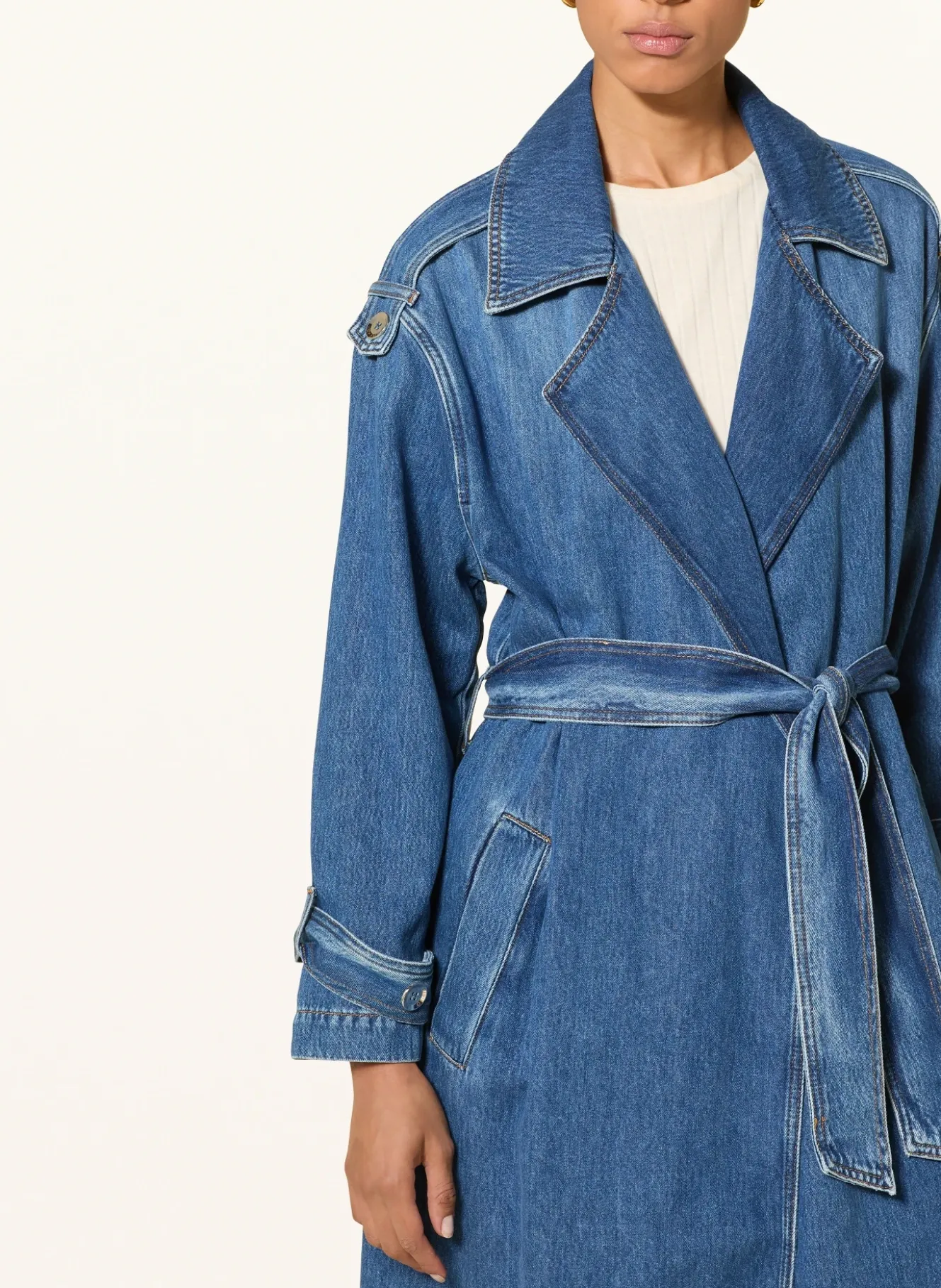 Jeans-Trenchcoat