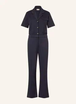 Jersey-Jumpsuit mit Schmucksteinen