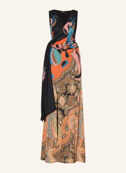 Jerseykleid in Wickeloptik