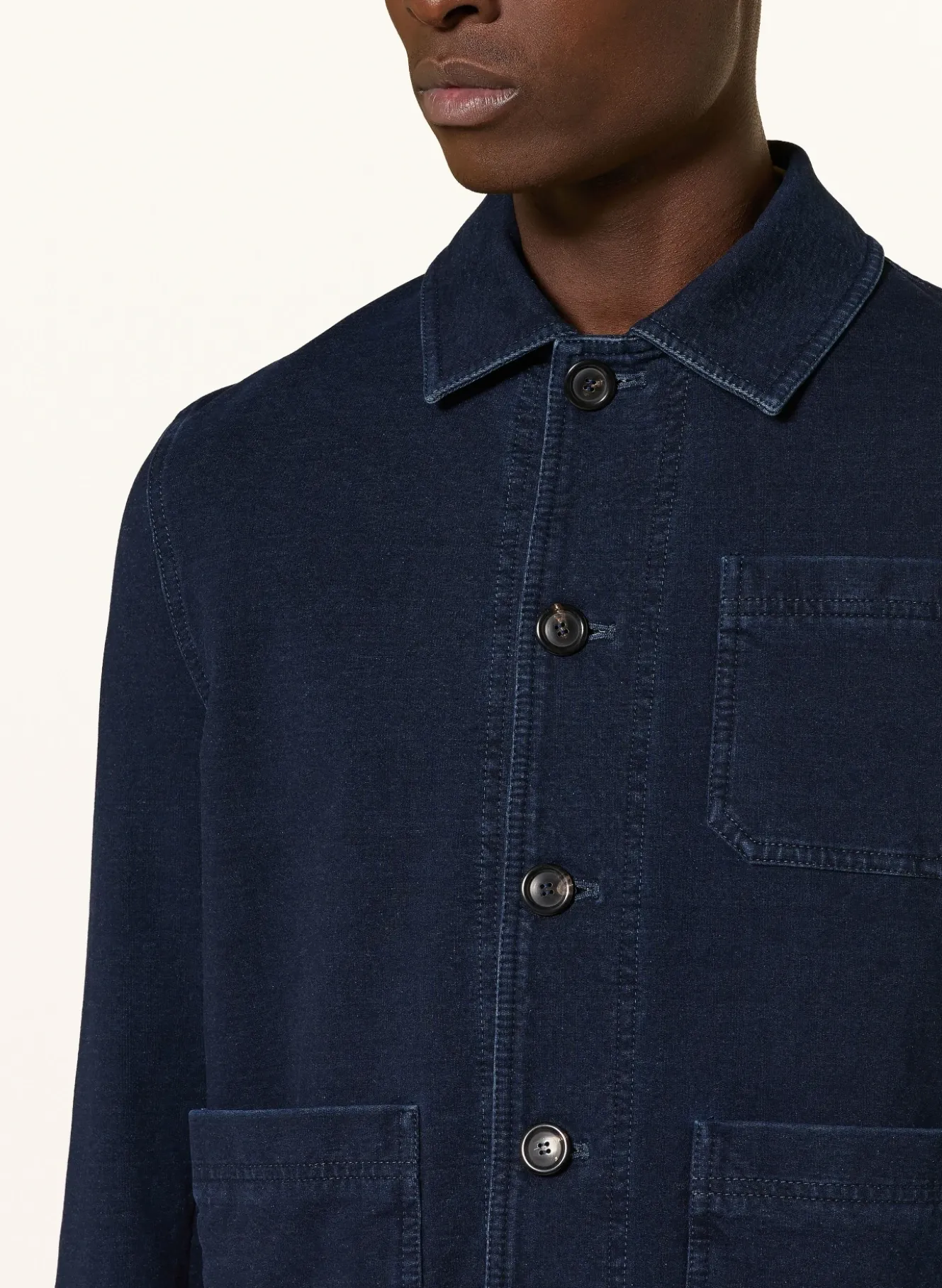 Jersey-Overshirt