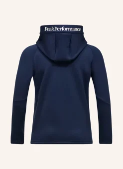 Jr Rider Essentials Midlayer Zip Hood Fleecejacke