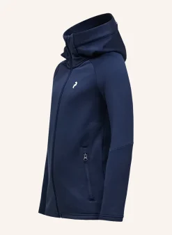 Jr Rider Essentials Midlayer Zip Hood Fleecejacke