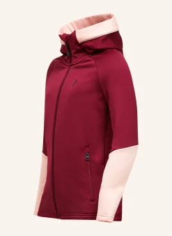 Jr Rider Essentials Midlayer Zip Hood Fleecejacke