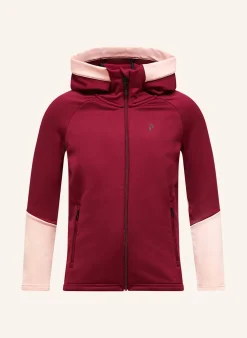 Jr Rider Essentials Midlayer Zip Hood Fleecejacke