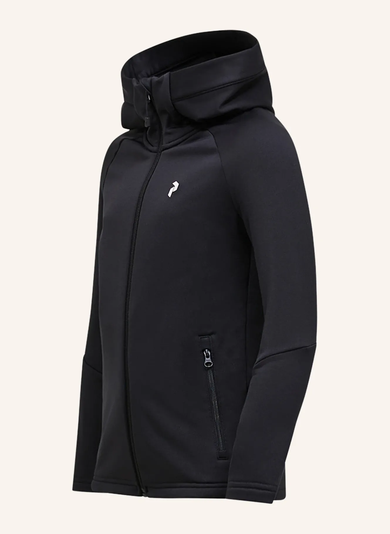 Jr Rider Essentials Midlayer Zip Hood Fleecejacke
