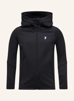 Jr Rider Essentials Midlayer Zip Hood Fleecejacke