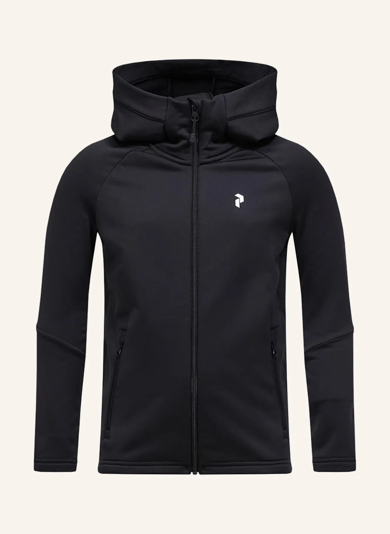 Jr Rider Essentials Midlayer Zip Hood Fleecejacke