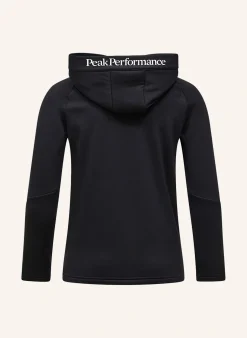 Jr Rider Essentials Midlayer Zip Hood Fleecejacke