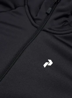 Jr Rider Essentials Midlayer Zip Hood Fleecejacke