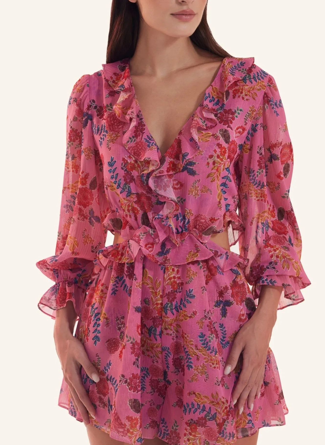 JUMPSUIT DAHLIA FLOWERS