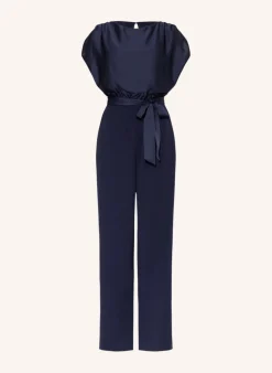 Jumpsuit im Materialmix