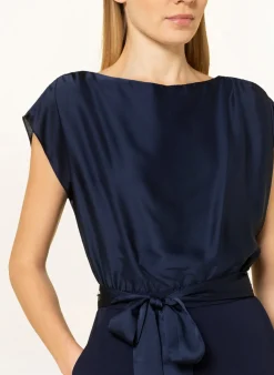 Jumpsuit im Materialmix
