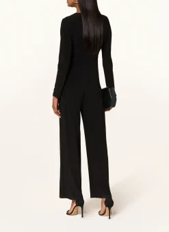 Jumpsuit in Wickeloptik