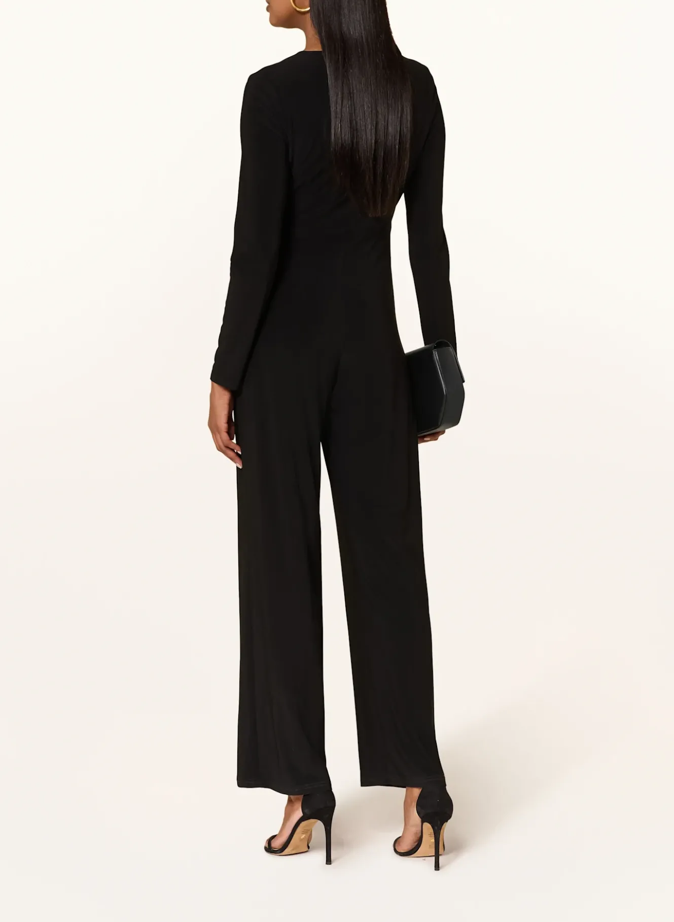 Jumpsuit in Wickeloptik