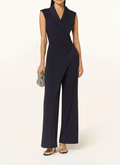 Jumpsuit in Wickeloptik