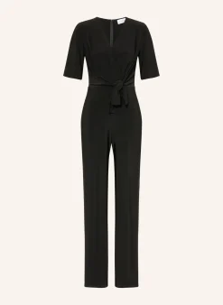 Jumpsuit in Wickeloptik