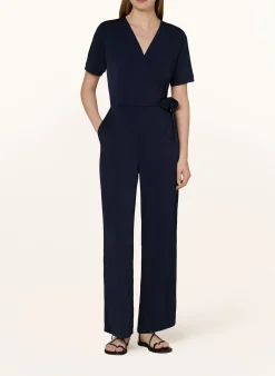 Jumpsuit in Wickeloptik
