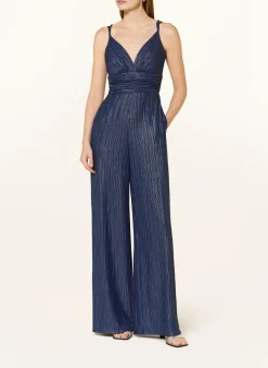 Jumpsuit mit Glitzergarn