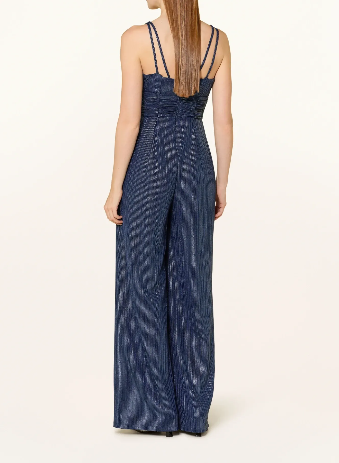 Jumpsuit mit Glitzergarn