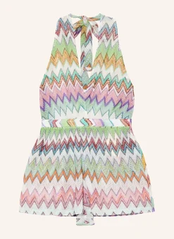 Jumpsuit mit Glitzergarn