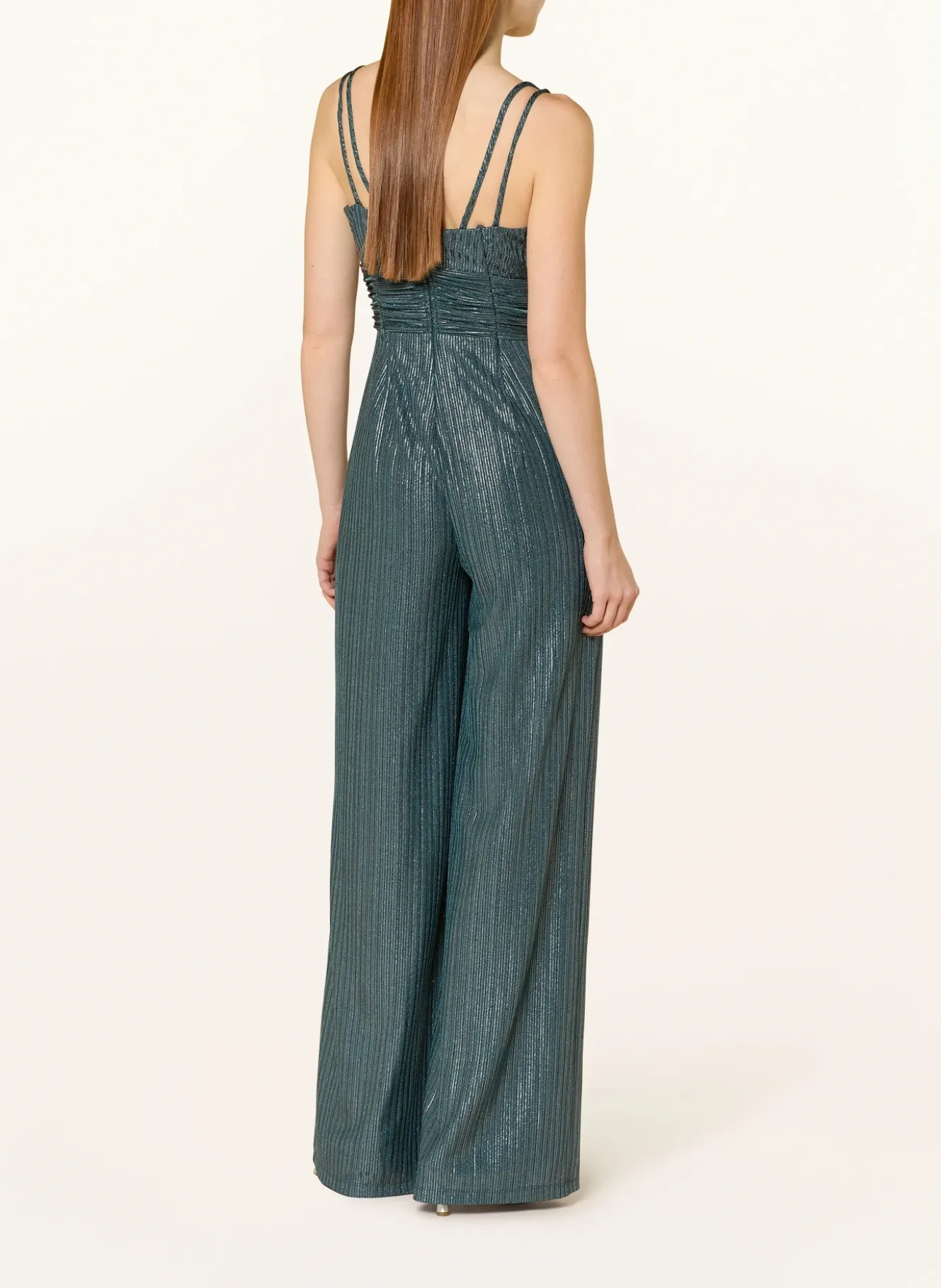 Jumpsuit mit Glitzergarn
