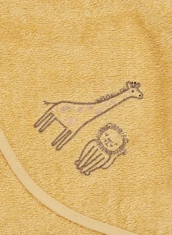 Kapuzenbadetuch 100x100 cm GIRAFFE Kaya