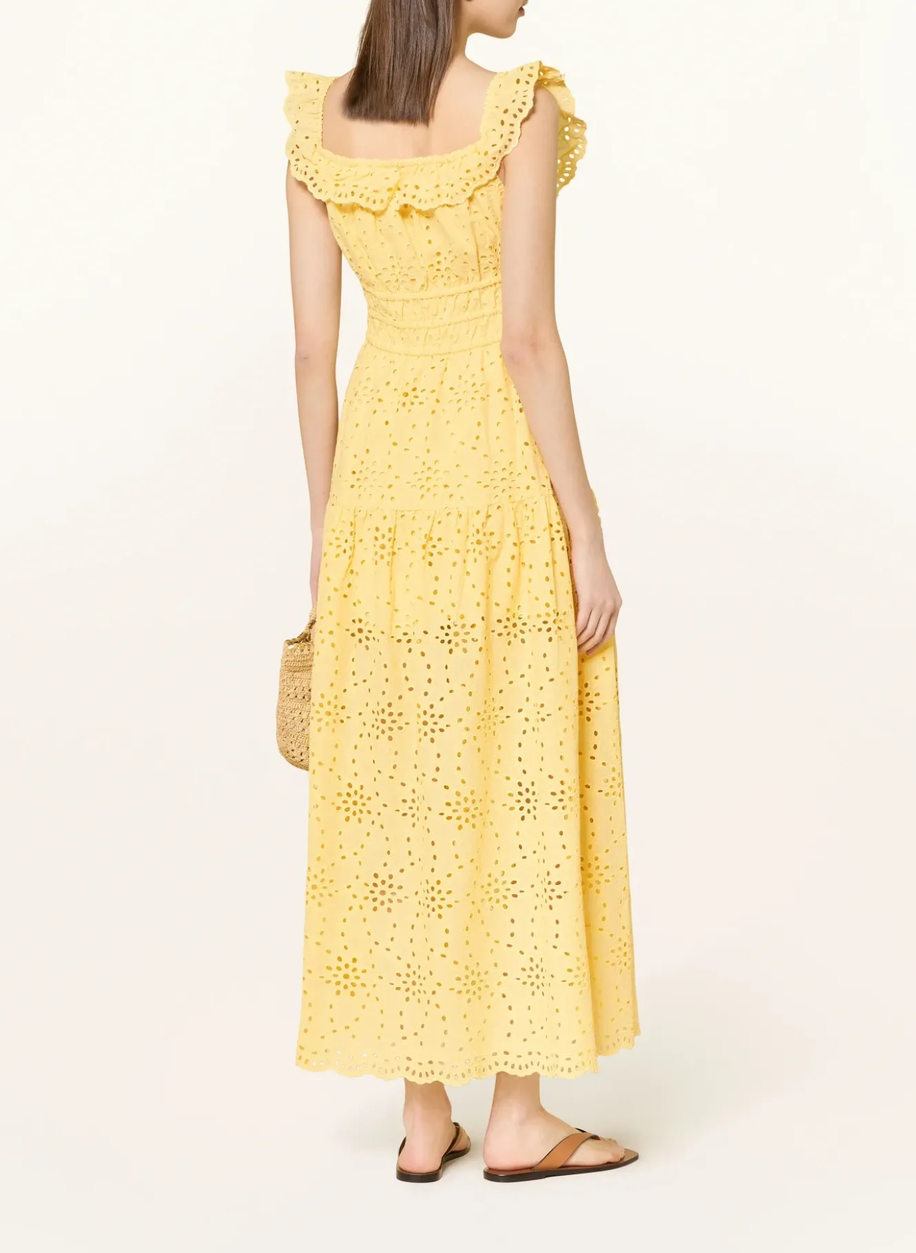 Kleid aus Lochspitze