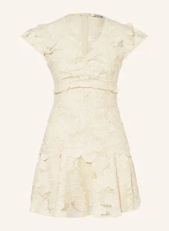 Kleid aus Lochspitze mit Schmucksteinbesatz