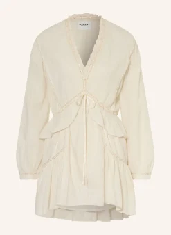 Kleid DAMYA mit Leinen und Spitze