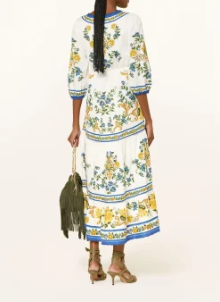 Kleid EMILY mit Leinen und 3/4-Arm