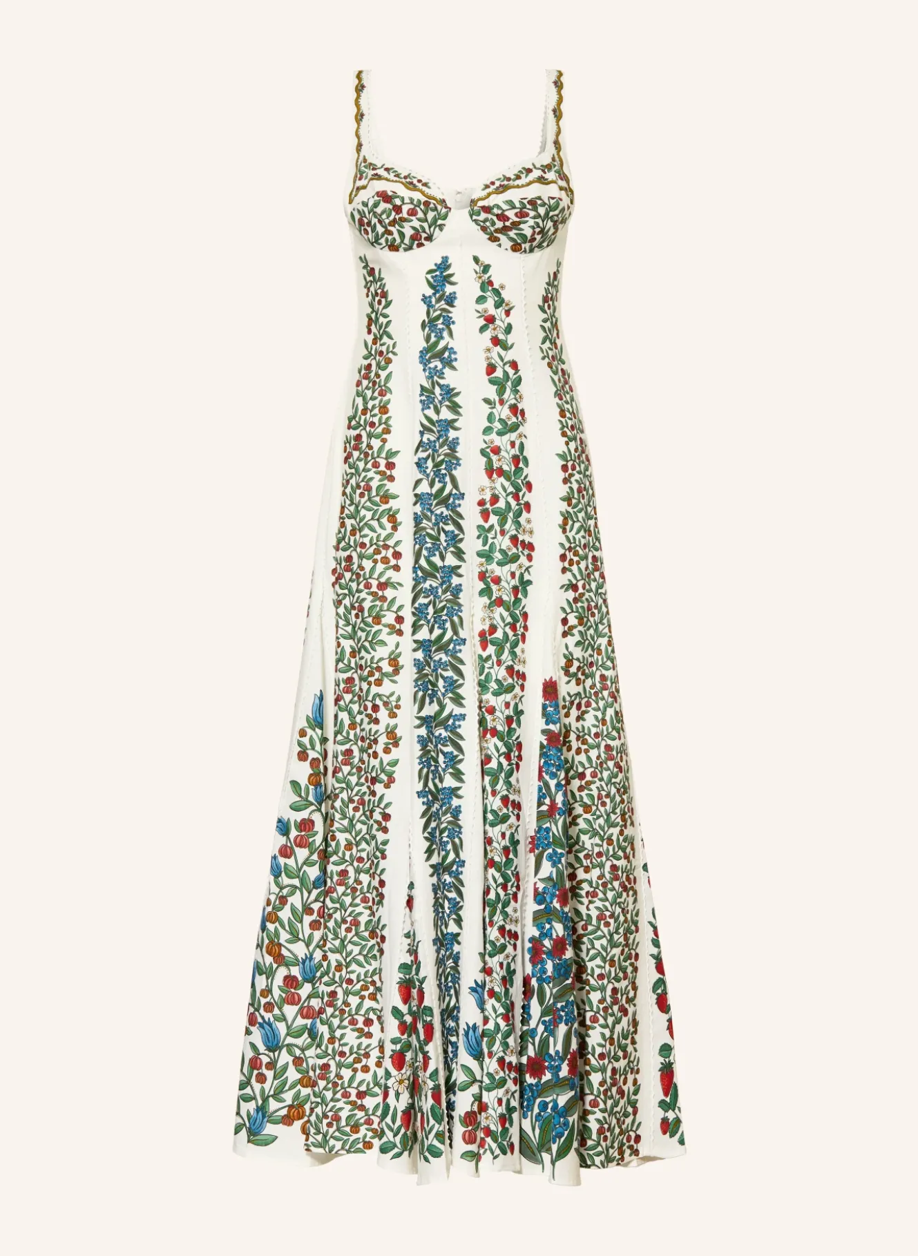 Kleid FRUIT BEAUTY mit Leinen und Spitze