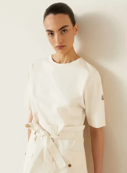 Kleid im Materialmix