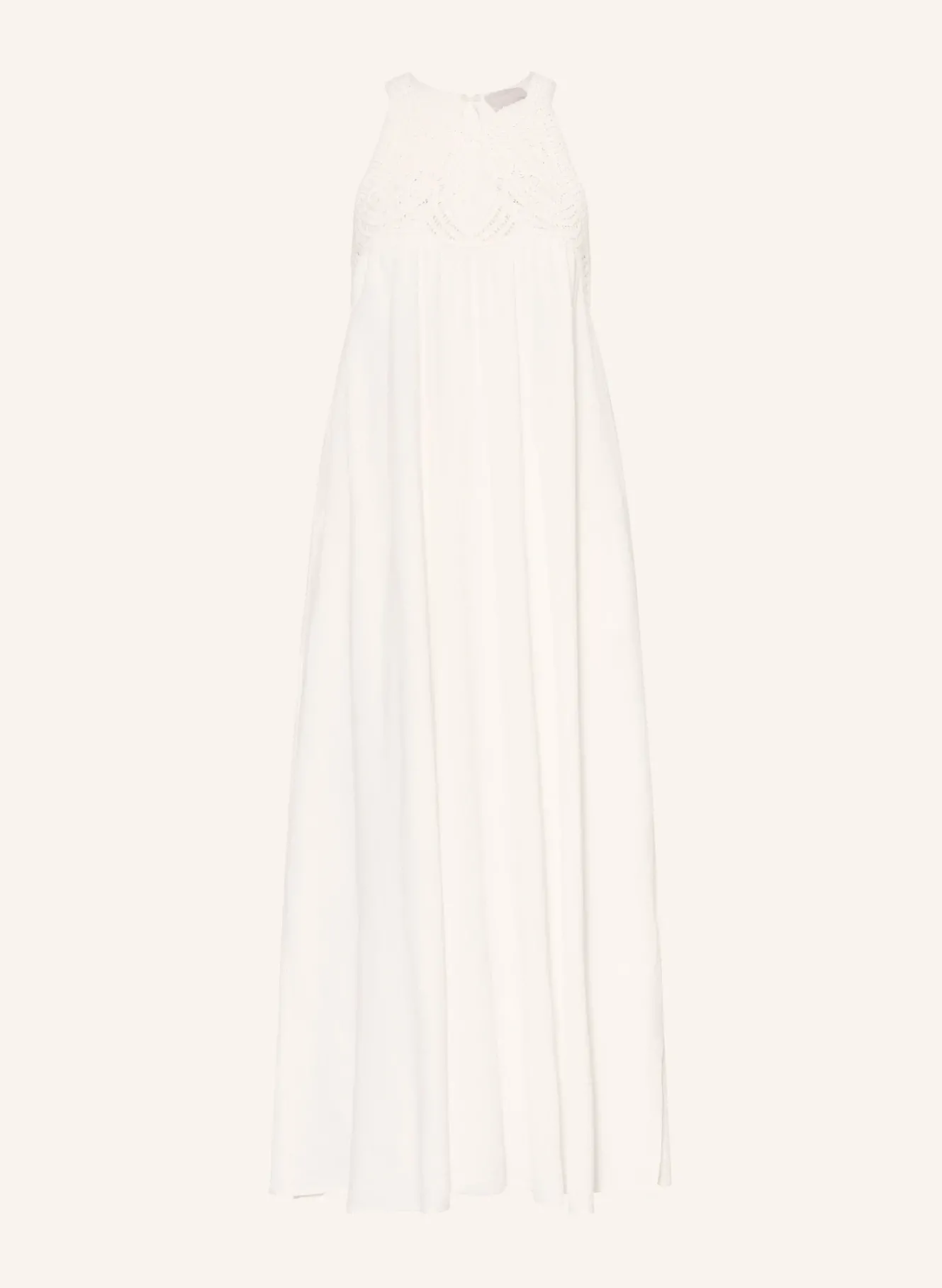 Kleid im Materialmix