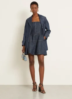 Kleid in Jeansoptik