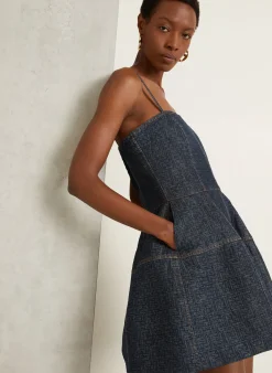 Kleid in Jeansoptik