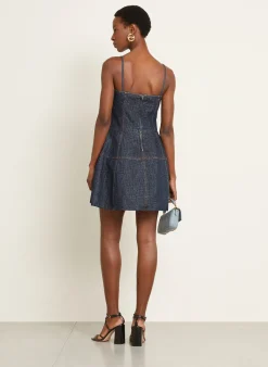 Kleid in Jeansoptik