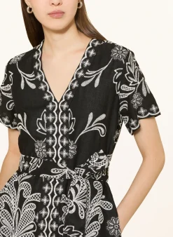 Kleid mit Leinen