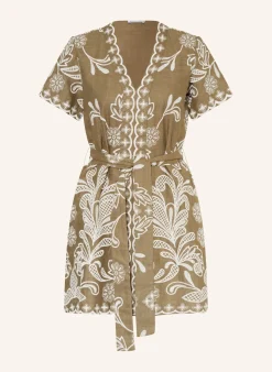 Kleid mit Leinen
