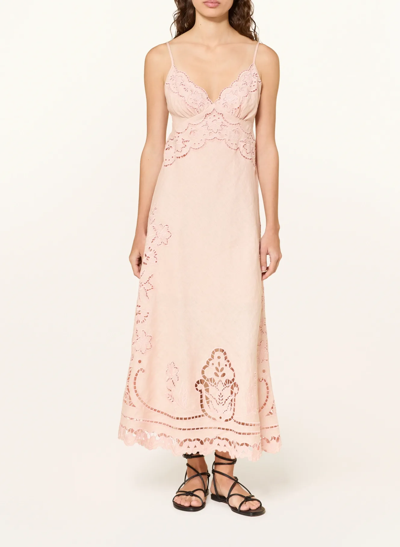 Kleid mit Lochspitze
