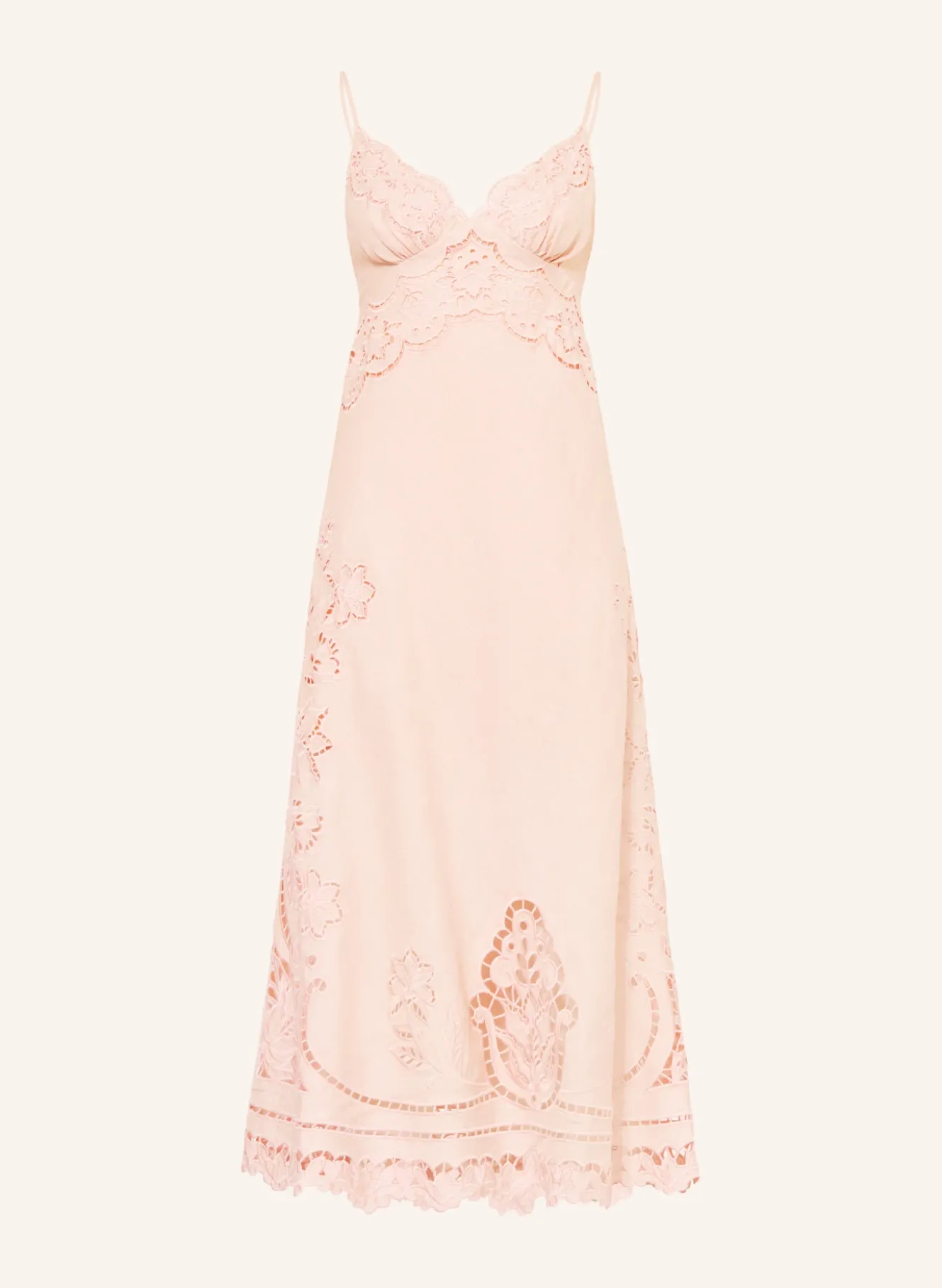 Kleid mit Lochspitze