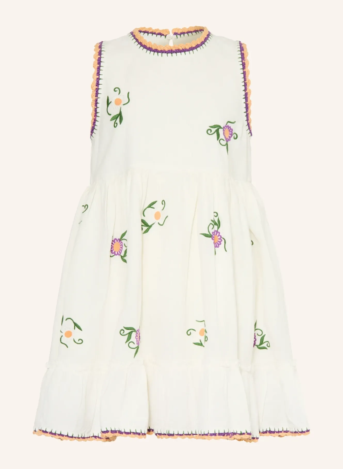 Kleid mit Stickereien