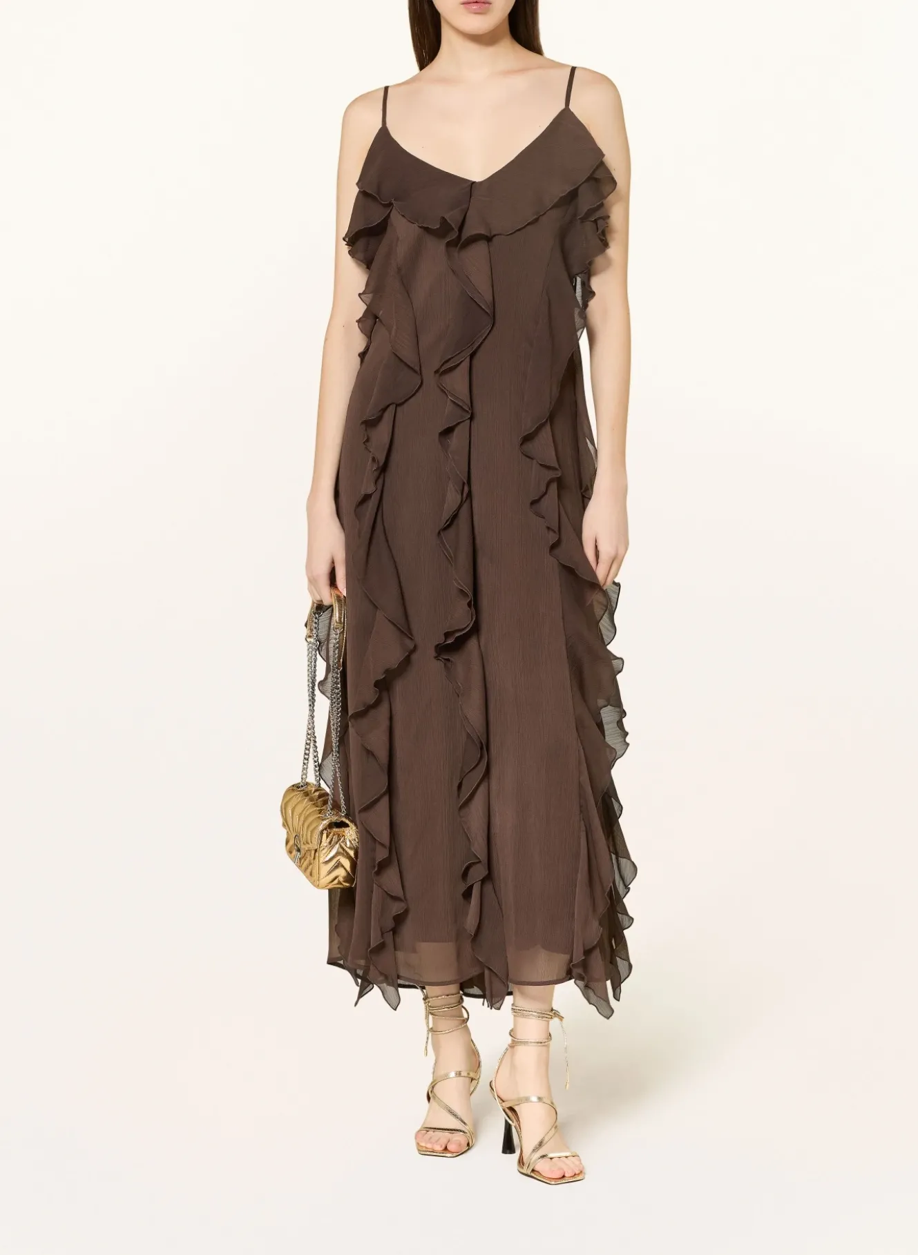 Kleid mit Volants
